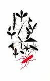 Richard Killeen, Untitled-insects and Triangle
