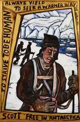 Scot Free by Nigel Brown, acrylic on canvas, sold Jun 2007