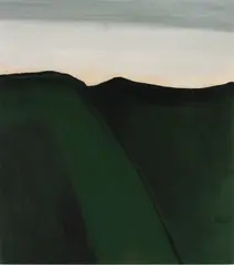 North Otago Landscape by Colin McCahon, acrylic on paper, 1967, sold Jun 2007