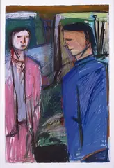 Jeffrey Harris, Memory, pastel and oil on paper
