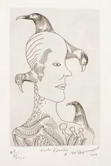Fish Finder 4 by Bill Hammond, etching, a/p, sold May 2007