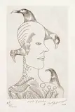 Bill Hammond, Fish Finder 4, etching, a/p