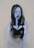 Séraphine Pick, Woman in a Black Dress