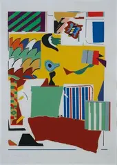 Allegory (3) by Gordon Crook, screenprint, 10/10, sold May 2007