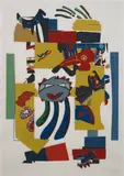 Gordon Crook, Allegory (2), screenprint, 10/10