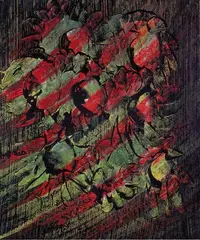 Untitled - Abstract by Sidney Nolan, screenprint, 17/70, sold May 2007