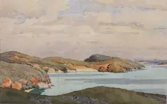 Ella Spicer, Bay of Islands, watercolour