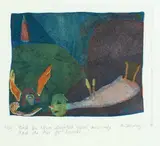 Nichola Shanley, I Left to the Shore, Our Forests are Bare, And Then he Alighted, The Woman Climbed Up, a suite of four etchings, edition of 30