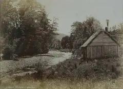 Frank Arnold Coxhead, Ligar River - Waiau, albumen print
