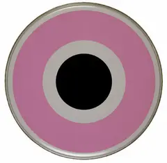 Untitled by Julian Dashper, vinyl on drumskin, edition of three, sold May 2007