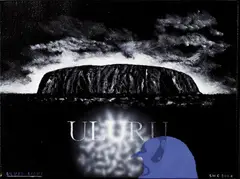 Uluru Light by Shane Cotton, acrylic on canvas, sold May 2007