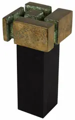 Habitation Series by Guy Ngan, bronze on ebonized plinth, sold May 2007