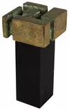 Guy Ngan, Habitation Series, bronze on ebonized plinth
