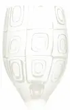 Stephen Bradbourne, White Square, blown glass vase, Arctic series