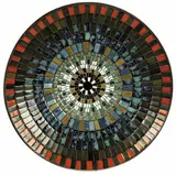 John Crichton, mosaic tiled charger