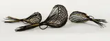 Ruth Castle, three garlic baskets