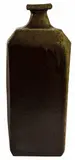 Bruce Martin, slab sided bottle, anagama fired, wood ash glazed, hand built
