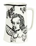 Sam Mitchell, white china water jug