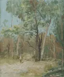 Lance Solomon, Bush Track, Oil on Board