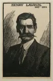 Lionel Lindsay, Henry Lawson 1867-1922, 1922, Woodcut 26/200
