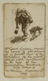 Lionel Lindsay, Swagman and Dog, 1922, Etching