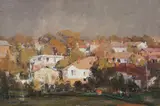 Kasey Sealy, Spring Storm, Terrigal, Oil on Ply