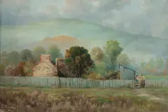 Peter Power, Autumn in the Old Goldfields, 1890, Oil on Board