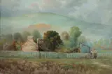 Peter Power, Autumn in the Old Goldfields, 1890, Oil on Board