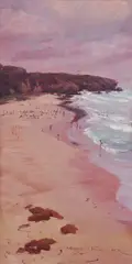 Warwick Fuller, Narooma Beach [NSW], Oil on Canvas on Board