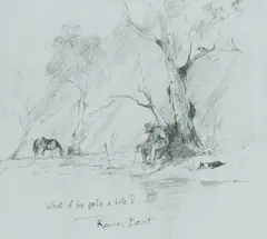Kevin Best, What If He Gets A Bite?, c.1995, Pencil