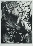 Margaret Sulikowski, Guardian Angel, 1988, Sugarlift Etching & Aquatint 30/100