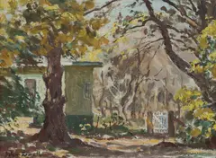 John Rowell, My Studio, Oil on Canvas