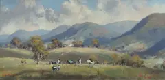 Werner Filipich, Barrington Tops, 1989, Oil on Board