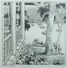 David Preston, The House, 2008, Pencil