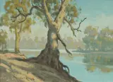 John A. Gardner, The Murray River, 1982, Oil on Canvas on Board
