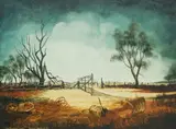 Arthur Hamblin, The Bottom Gate, 1971, Oil on Board