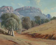 Leonard Long, In the Wilpenas, Far North, South Australia, 1962, Oil on Canvas