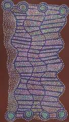 Ngapa Jukurrpa (Water Dreaming - Puyurru by Shorty Robertson Jangala, 2009, Acrylic on Canvas, sold Jul 2026
