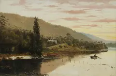 J Haughton Forrest, Prosser River, Tasmania, Oil on Board