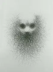 Portrait by Vernon Ah Kee, c.2008, Charcoal, sold Jul 2026