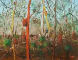 Hugh Sawrey, Cattlemen - Cape York Peninsula (North Queensland Australia), Oil on Canvas