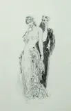 Norman Lindsay, The Eighties, c.1920, Pen & Ink