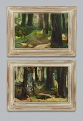 Murray Griffin, (2), Oil on Board (2)