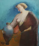 Vincent Brown, Ruth, 1942, Oil on Board