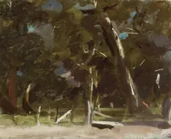Max Meldrum, Storm and Sunshine, Sunbury [Victoria]' February, 1926, Oil on Canvas on Board