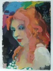 Wendy Sharpe, Molly, 2012, Gouache
