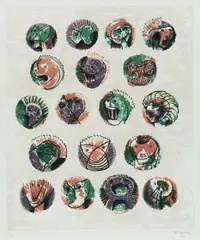 Henry Moore, Pallas Heads, Lithograph 20/50