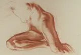 Ivor Hele, Female Study, c.1938-9