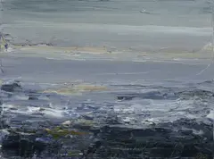 Geoffrey Dyer, Seascape (Overcast), Oil on Linen