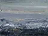 Geoffrey Dyer, Seascape (Overcast), Oil on Linen